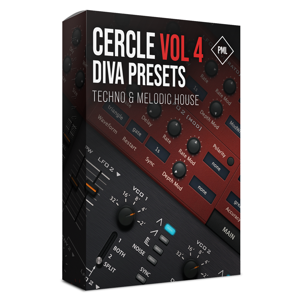 Cercle Sounds Vol 4 - Diva Preset Pack for Techno and Melodic House Product Box