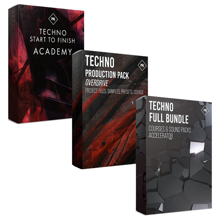Complete Techno Academy + Techno Production Pack - Overdrive 2.0 +  Full Techno Accelerator Bundle Vol.1