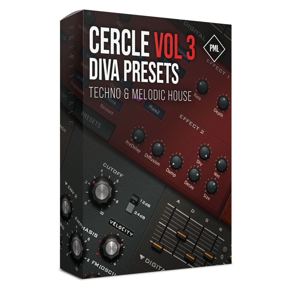 Cercle Sounds Vol 3 - Diva Preset Pack for Techno and Melodic House