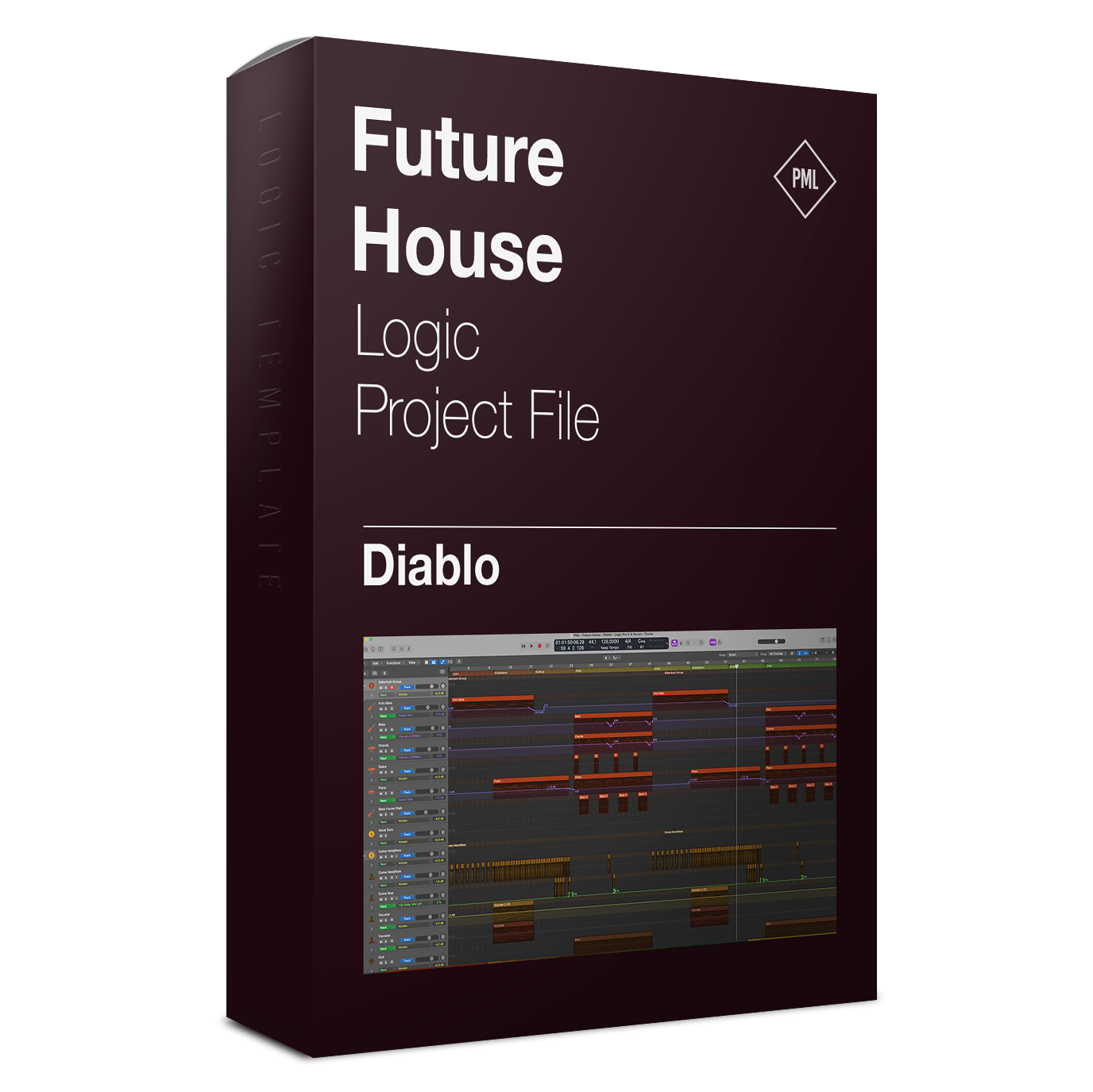Diablo - Future House Logic Pro X & Serum Template