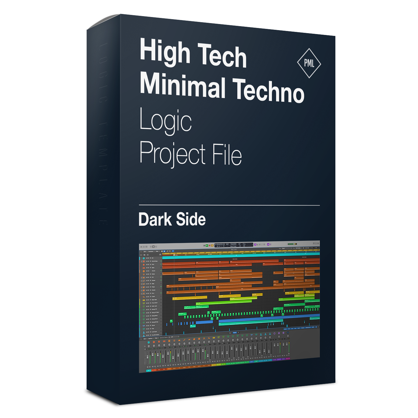 Darkside - High Tech Minimal Techno Logic Pro X & Massive Template (by The Producer Tutor)